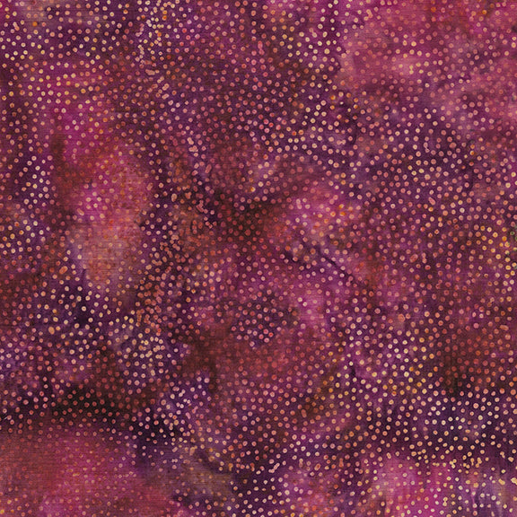 Morris Tiles - Paisley Dot-Multi Purple Peach Rhapsody