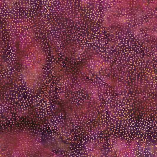 Morris Tiles - Paisley Dot-Multi Purple Peach Rhapsody