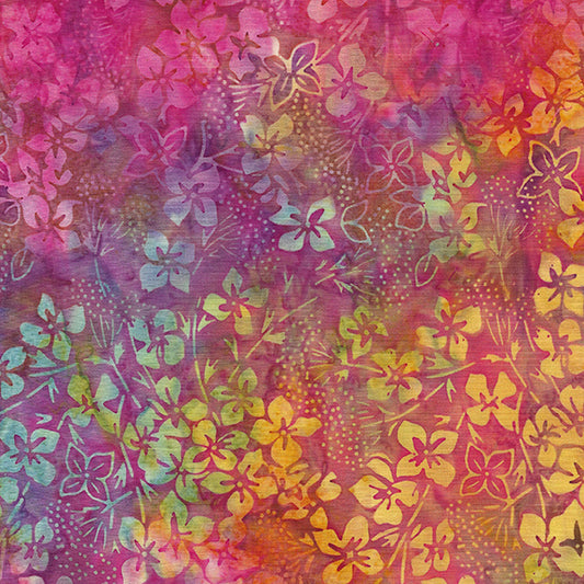 Playful Posies - Hydrangea-Multi Purple Burgundy Gold