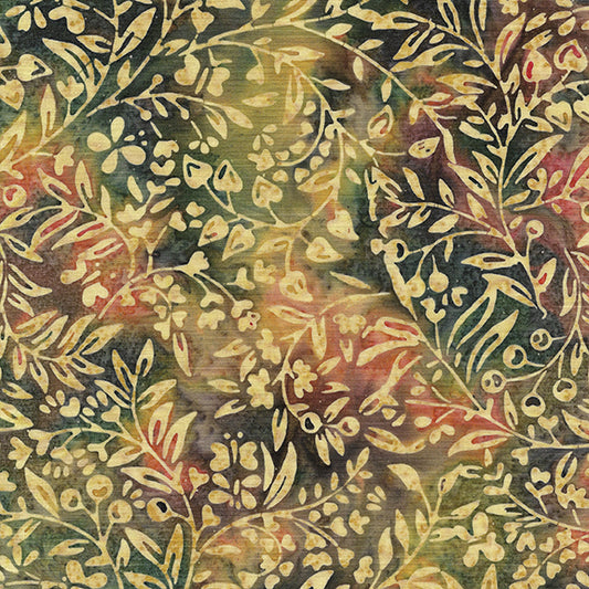 Flowing Meadow - Mini Mix-Multi Green Brown Pinecone