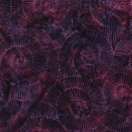 Geode Glow - Fossil Spiral-Purple Blackberry Geode Glow