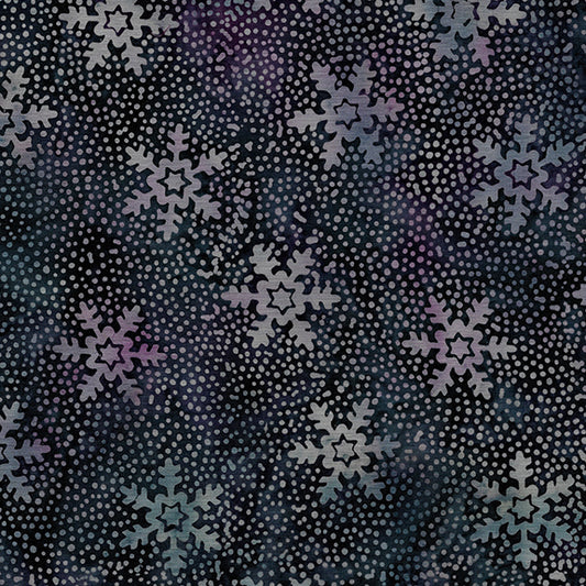 Snowflake - Storm Blue Batik