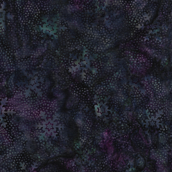 Snowflake-Saskatoon Berry - Plum Pudding by Island Batik