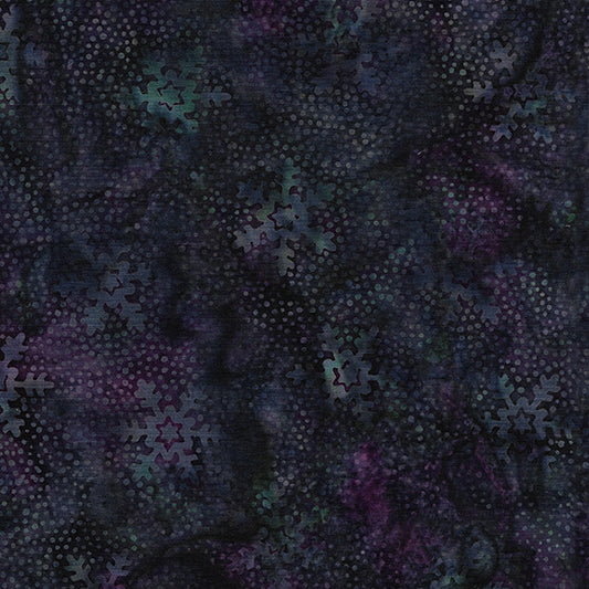 Snowflake-Saskatoon Berry - Plum Pudding by Island Batik