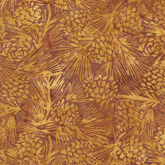 Island Batik Pinecone - Acorn - Napa Valley