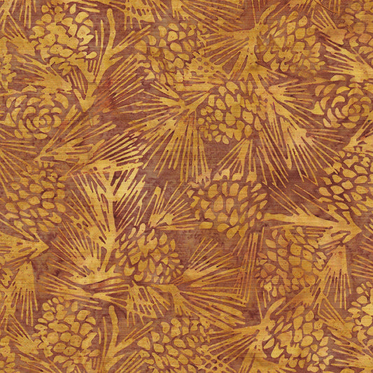 Island Batik Pinecone - Acorn - Napa Valley