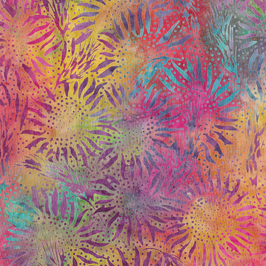 Large Wheat Sunflower-Dark Moonstone - Garden Gems by Island Batik