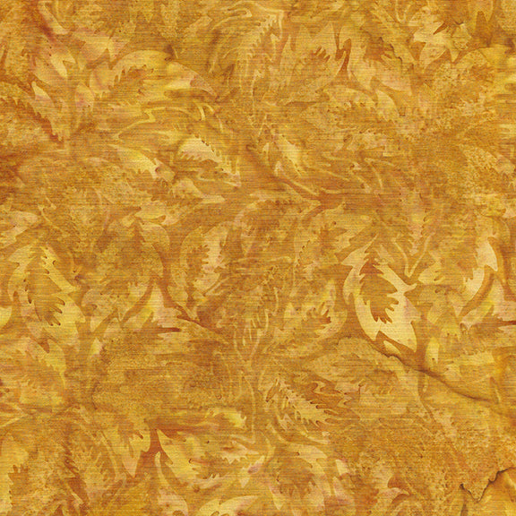 Woodblock Bouquets - Leaves-Gold 122136230