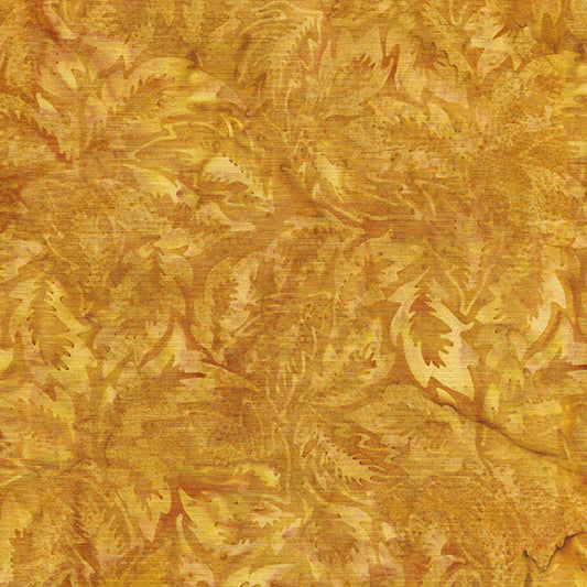 Woodblock Bouquets - Leaves-Gold 122136230