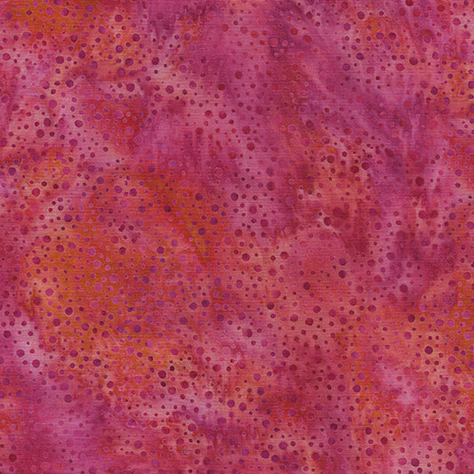 Woodblock Bouquets -Dots-Fuchsia  122138355