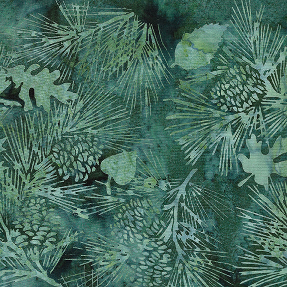 Maple Island  - 122219985 / Pine Leaves Cone-Teal Jade