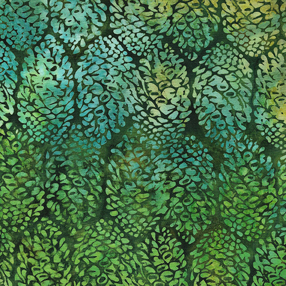 Pinecone-Green Spinach 122226680 / Island Batik