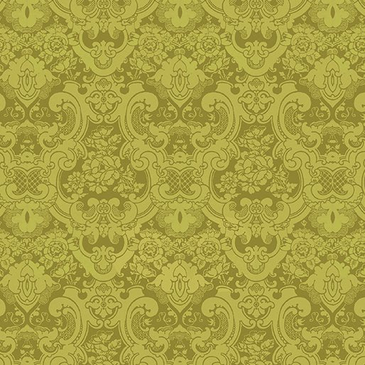 Christmas Magic - Brocade lime
