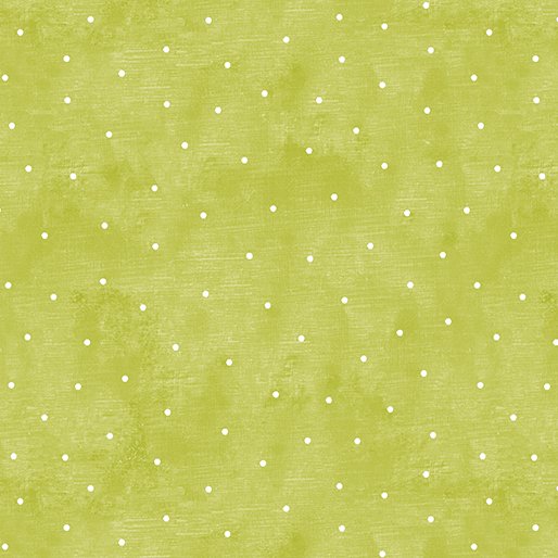 A Cozy Winter - Lime Chalkdot