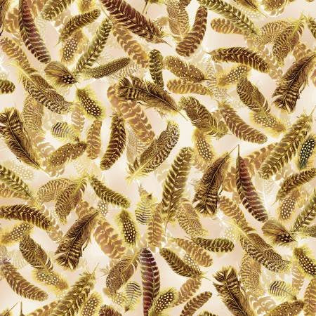 Gilded Feathers Neutral 14034M-70