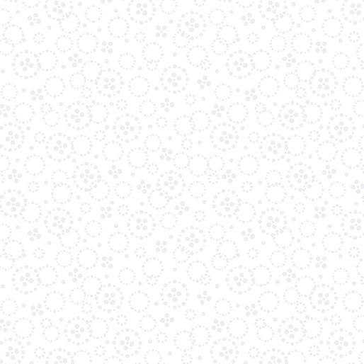 Rhapsody in White - Ditzy Dots White