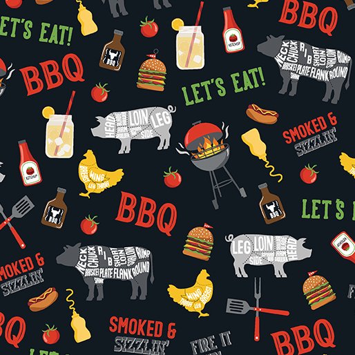 Chillin & Grillin - Smoked & Sizzlin Black