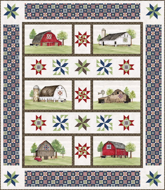 Riley Blake Boxed Quilt Kit-Barn Quilts Trail