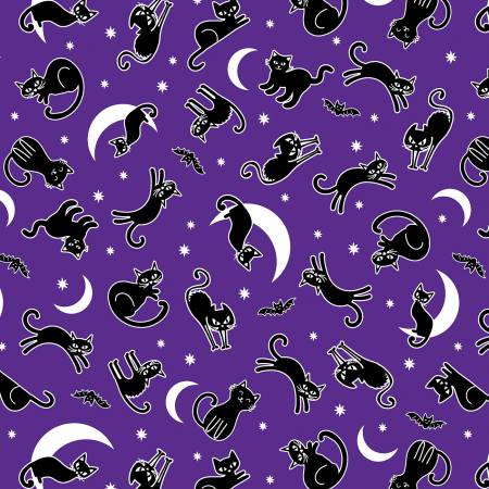 Chills & Thrills - Spooky Cat Purple (Glow in the Dark)