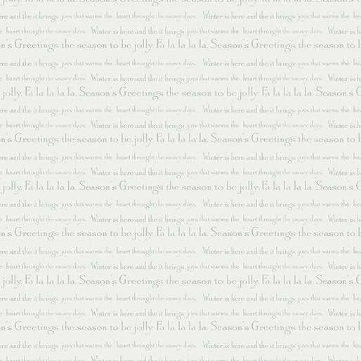 White Christmas - Song Light Grey