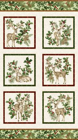 Winter in the Pines - Winter in the Pines Panel Cream/Multi