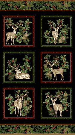 Winter in the Pines - Winter in the Pines Panel Black/Multi
