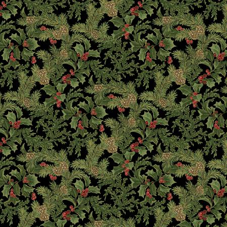 Winter in the Pines - Pine Forest Black/Multi