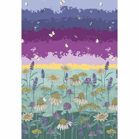 Bee Haven - Sunrise Panel Multi (24" x 44")