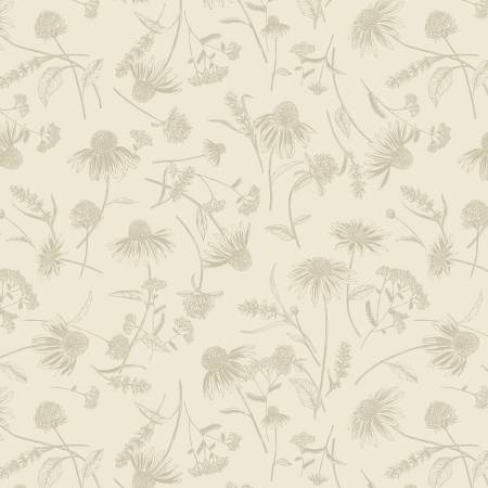 Bee Haven - Coneflower Tonal Natural