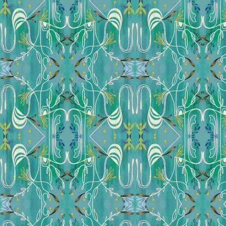 True Colors - Modern Lace Turquoise