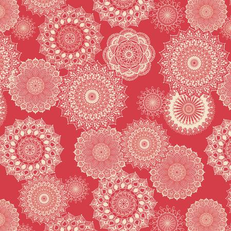 Winter Haven - Dancing Doilies Coral