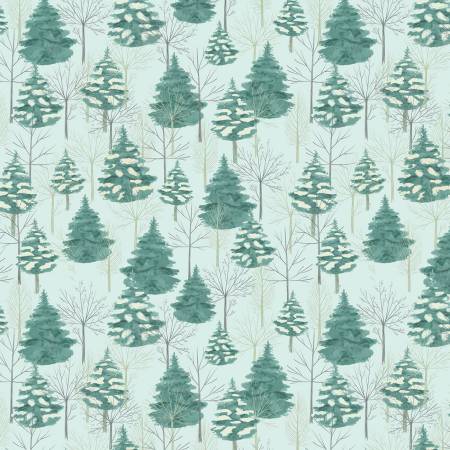Winter Haven - Forest Symphony Lt.Turqoise/Pine