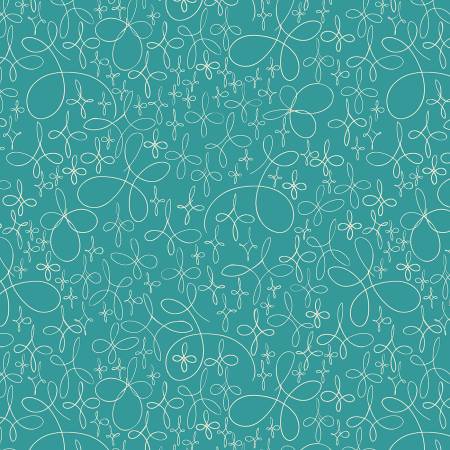 Winter Haven - Doodle Star Turquoise