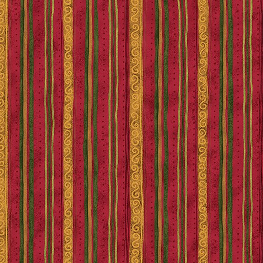 Star of Wonder - Star of Light - Scroll Stripe Red