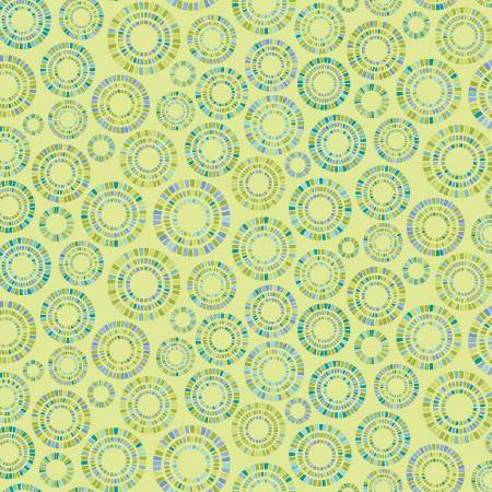 Cityscape Night - Traffic Circle Mint