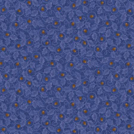 Autumn Breeze - Acorn Twirl Blue