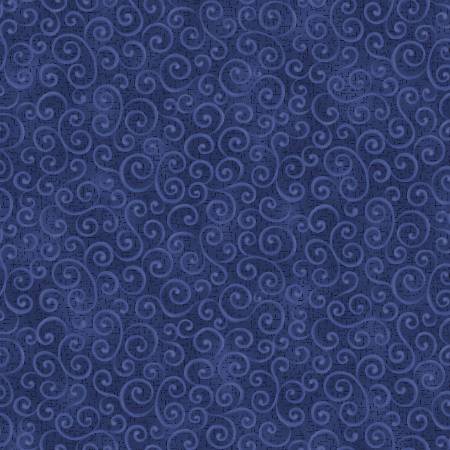 Autumn Breeze - Swirling Winds Navy