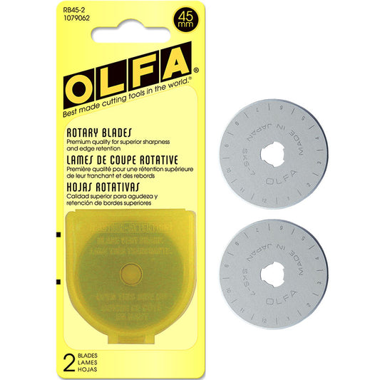 45mm Olfa Rotary Blade Refill 2 pk