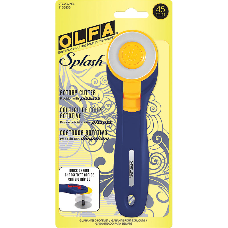 Olfa Splash Navy Rotary Cutter