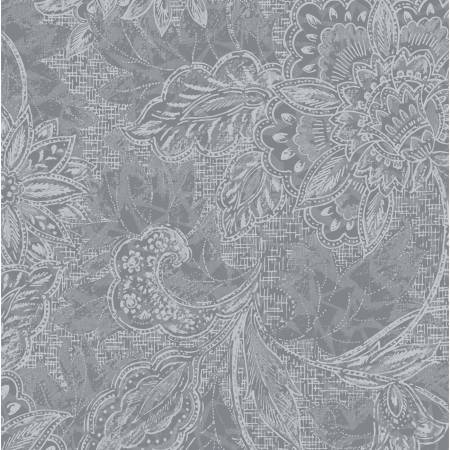 Shadows - Jacquard Silver 118in Wide