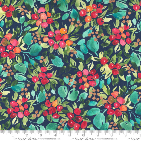 Navy - Starflower Christmas