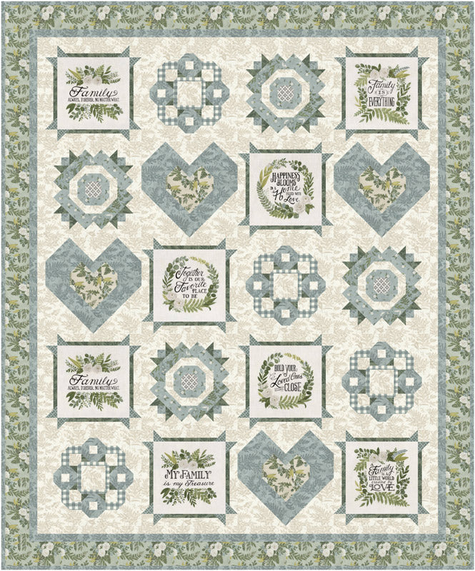 Happiness Blooms Sampler Quilt Kit KIT56050