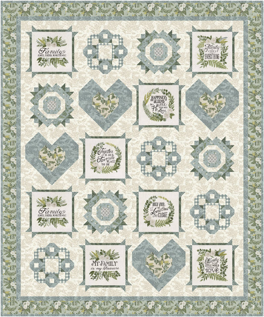 Happiness Blooms Sampler Quilt Kit KIT56050