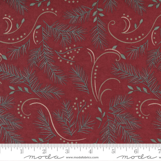 Warm Winter Wishes Deep Red by Moda