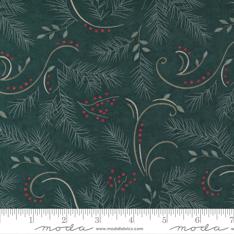 Warm Winter Wishes Spruce Green by Moda
