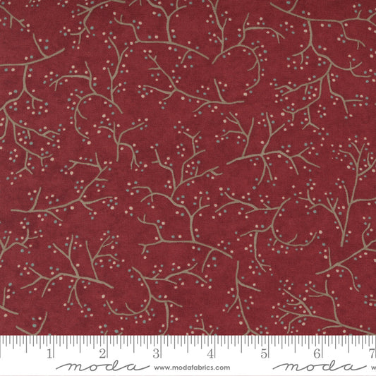 Warm Winter Wishes Deep Red by Moda