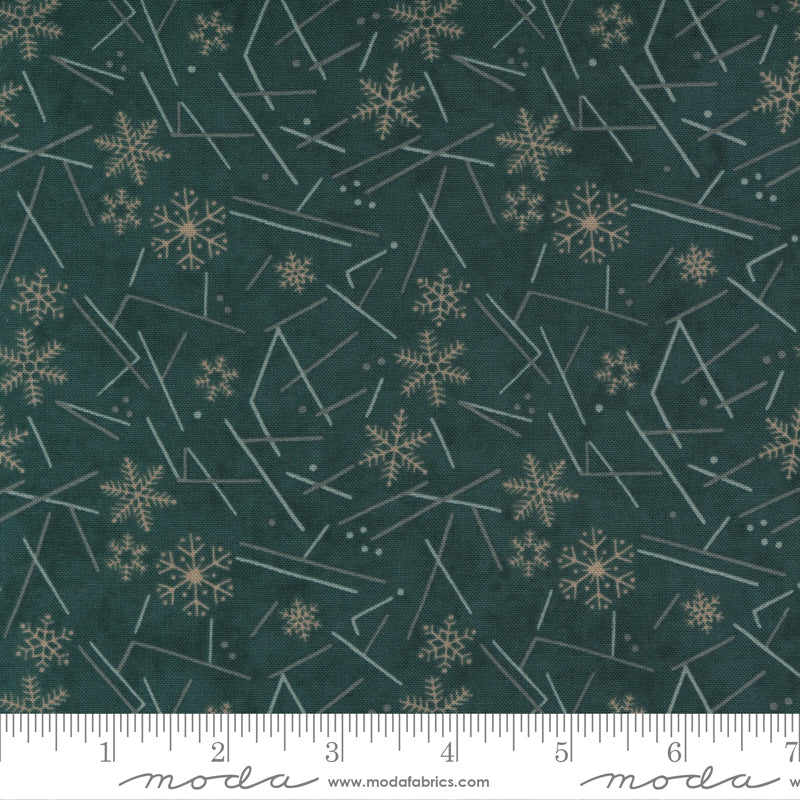 Warm Winter Wishes Spruce Green by Moda