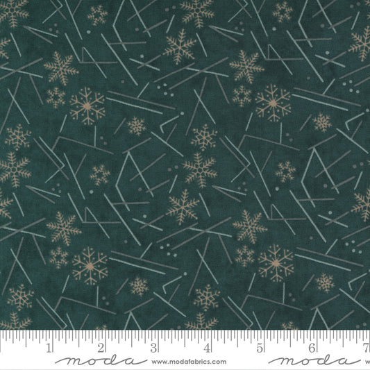 Warm Winter Wishes Spruce Green by Moda