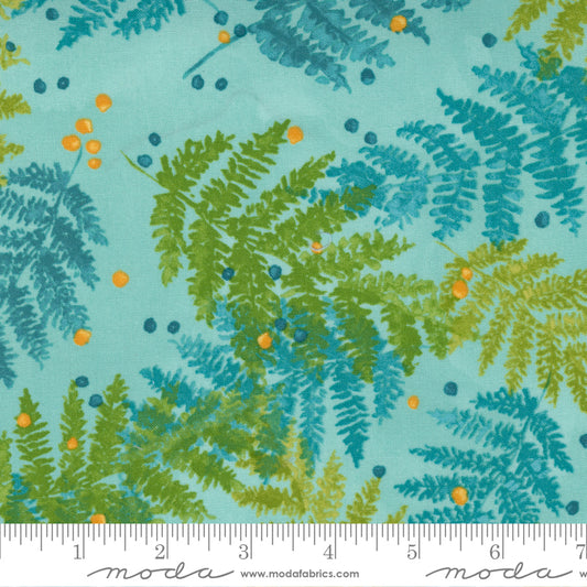 Carolina Lilies Aqua by Moda