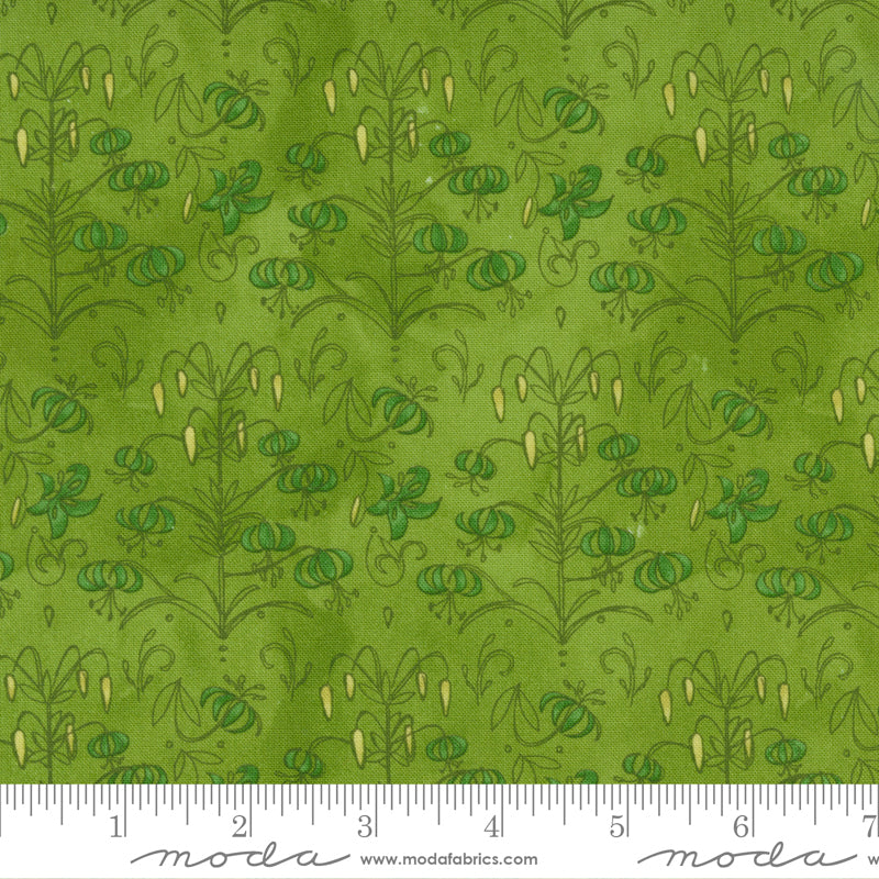 Carolina Lilies Sprig by Moda